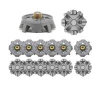 Repuesto de tacos de golf - 14 puntas de agarre de metal, juego de tracción de montaje de tornillo. Accesorios de soporte premium que aumentan el equilibrio y la comodidad, piezas prácticas de calzado