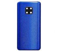 Repuesto de tapa de batería + adhesivo + doble cara + lente compatible con Huawei Mate 20 Pro LYA-L09 LYA-L0C LYA-L29 6.39 n.1 Cristal posterior Back Cover Retro carcasa + adhesivo + lente con marco