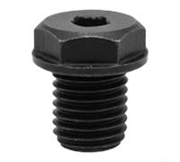 Repuesto de tapa de grasa de montaje de tornillo para FS55 FS75 FS90 para FS100 FS111 FS120 y herramientas de corte de cepillo relacionadas (negro)