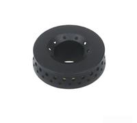 Repuesto de tapa de quemador de gas de cobre para estufa - Kit de tapa difusora de llama - Distribución uniforme del calor - Piezas de cocina fáciles de instalar - Acabado negro dorado - Varios