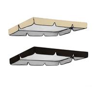 Repuesto de toldo para silla columpio, se adapta a 2 o 3 plazas, ligero y fácil de cuidar (verde)