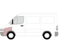 Chapa de reparación de guardabarros BLIC 6504-04-3546421P izquierda