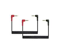 Repuesto enrollado SC7 3,5 mm TRRS a TRS - Micrófono/Audio/Lavalier a Smartphone cable para RODE VideoMicro VideoMic Go BOYA 80 cm 2 unidades