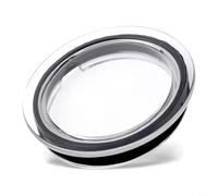 Repuesto Espumador De Leche Tapa De Plástico Para Piezas 93271, Modelo 3593 Y 3594, Recipiente Transparente Con Junta De Silicona, Resistente Al Calor, Apto para Lavavajillas, Diámetro 9 Cm(B)