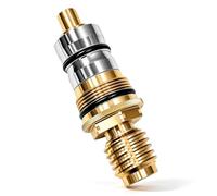Repuesto GROHE 47450000, Termoelemento 1/2" Latón y Acero Inoxidable | Compatible Grohtherm 1000/3000 y Automatic 2000, 87mm, regulación temperatura estable ±1°C, protección antical & antigoteo
