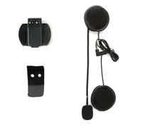 Repuesto intercom Ejeas V6 Auriculares micrófono y Soporte intercomunicador V6 V4 Bluetooth Interphone Headset Motocicleta para Walkie-Talkie Interphone Clip para Casco de Motocicleta Bluetooth