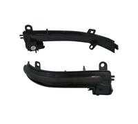 Repuesto intermitente LED Para BMW Serie 1 2 3 4 M F20 F30 F34 F36 E84 F87 I3 Luz De Señal De Giro LED Dinámica Negra Luz De Espejo Retrovisor Secuencial Retrovisor luces intermitente(Blue-Yellow)