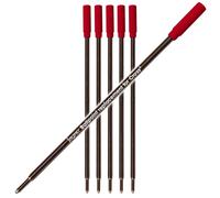 Repuesto Jaymo para Cross 8515 - Mide 116 mm de largo - Recambio de bol?grafo - 6 rojos