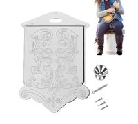 Repuesto Mandolina Tailpiece,8-Cuerdas Mandolina Tailpiece con Hebilla y Tornillos,Instrumento Musical Piezas De Repuesto | Para Principiantes Festival Al Aire Libre Aula Fiesta Jugar Actuación