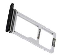 Repuesto Original, Bandeja Tarjeta SIM y SD para Samsung Galaxy A3 2017 (SM-A320F, SM-A320FL), Negro