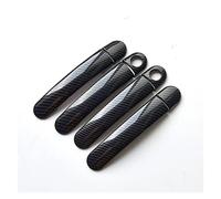 Repuesto para asiento para Ibiza MK3 6L 2003 2004 2005 2006 2007 2008 2009 cubiertas de manija de puerta de coche, accesorios de coche, calcomanías cromadas de fibra de carbono para manija exterior de
