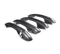 Repuesto para Benz Clase GLB X247 2020-ON para Clase GLC W253 2016-ON Cubierta de manija de puerta de fibra de carbono completa 4 puertas, 5 piezas LHD RHD RHD Cubierta de manija de puerta exterior