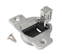 Repuesto para Blum 33.3600, bisagras compactas de 33 tornillos en marco frontal de apertura de 110 grados, bisagras de puerta de gabinete, reemplaza las bisagras Blum originales (con tornillos, placa