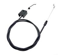 Repuesto para cable de zona compatible con cortacéspedes comerciales Exmark números de pieza 116-0905 116-0900 290-362 con extremos de resorte y curva en Z diseñados para motores Kawasaki Fj180v en