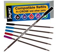 Repuesto para Cross 8511/8513 - Recambio para bolígrafo - 2 negros, 2 azules, rojos y morados