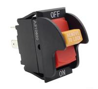 Repuesto para interruptor de palanca para cable Porter para Craftsman - Control de encendido y apagado de 2 pines de 4 pines para sierra de banda de prensa de fresadora 20 A 250 V CA (2 pines)