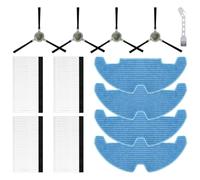 Repuesto para LEFANT M330 Pro robot aspirador, 4 cepillos laterales, 4 filtros HEPA, 4 toallitas, 1 cepillo de limpieza (13 unidades)