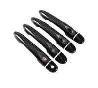 Repuesto para manija de puerta de coche Megane 3 MK3 2008 2009 2010 2011 2012 2013 2014 2016 estilo de moldura (4Dr sin llave, 4 botones) (4 puertas, 1 llave, 1 botón)