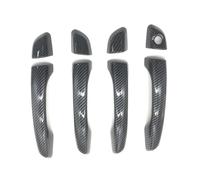 Repuesto para manija de puerta exterior de Hyundai para I30 I30N 2018 2019 2020, cubierta de fibra de carbono, cromo plateado, accesorios decorativos exteriores de coche, manijas de puerta exterior