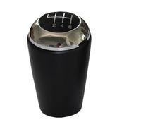 Repuesto para Mazda para 2 para DE para DH 3 para BK para BL 5 para CR para CW 6 II para Miata para MX-5 para NC III Pomo de palanca de cambios de cuero para coche (6 velocidades negro) (6 velocidades