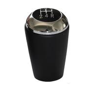 Repuesto para Mazda para 2 para DE para DH 3 para BK para BL 5 para CR para CW 6 II para Miata para MX-5 para NC III Pomo de palanca de cambios de cuero para coche (6 velocidades negro) (12345r
