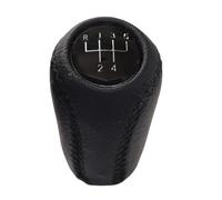 Repuesto para Mazda para 2 para DE para DH 3 para BK para BL 5 para CR para CW 6 II para Miata para MX-5 para NC III Pomo de palanca de cambios de cuero para coche (6 velocidades negro)