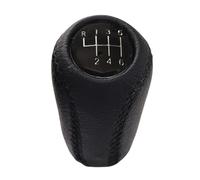 Repuesto para Mazda para 2 para DE para DH 3 para BK para BL 5 para CR para CW 6 II para Miata para MX-5 para NC III Pomo de palanca de cambios de cuero para coche (6 velocidades negro)