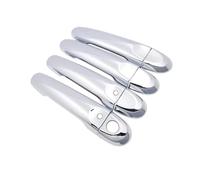 Repuesto para Nissan Cube Z12 2008 ~ 2019, cubierta protectora a prueba de óxido, accesorios exteriores de coche, manija exterior de coche (1 ojo de cerradura, sin botón C) (1 ojo de cerradura 2 B