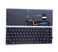 Repuesto para ordenador portátil con teclado retroiluminado para HP Elitebook 840 G7 845 G7 840 G8 845 G8 M07091-131 M07089-151, marco plateado