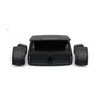 Repuesto para Skoda para Octavia 2004 2005 2006 2007-2014 LHD RHD Car Dashboard Front Air Conditioner AC Vent Grille Assembly 1Z0820951B Rejilla de aire trasera de coche (4 piezas) (3 piezas)