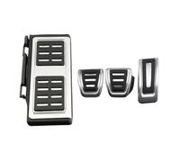 Repuesto para Skoda para Octavia para III para 5E 2012-2022 AT MT LHD Auto Pedales de coche de acero inoxidable reposapiés de freno de gas cubierta de pedal de freno (MT con descanso)