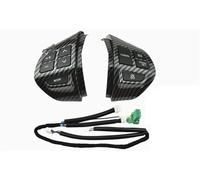 repuesto para volante multifunción Botón Botón Volumen Sonido Volante Para Mitsubishi Para Outlander XL 2.4 S12 2008 CW5W 4b12 Lancer 10-2007(Carbonfibre 5pin)