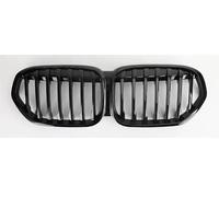 Repuesto para X1 F48 2020 2021 2022 SUV sDrive18i sDrive20i xDrive20i xDrive20i Car Tuning Fr&on&t - Rejilla negra brillante para parachoques delantero (listón individual)