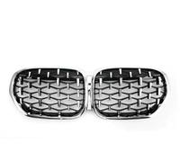 Repuesto para X1 F48 2020 2021 2022 SUV sDrive18i sDrive20i xDrive20i xDrive20i Car Tuning Fr&on&t Rejilla de riñón negro brillante rejilla negra rejilla de parachoques delantero de una sola rejilla