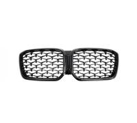 Repuesto para X3 G01 / X4 G02 2022 2023 sDrive20i xDrive20i M40i Fr&on&t Kidney Grills SUV Car Tuning Grille Black Grille Front Bumper Grille Dual Slat(Blackone)