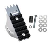 Repuesto para Zapatos De Escalera De Extensión - Almohadillas De Goma Antideslizantes De Aluminio,Pies Acolchados De Goma,para Escaleras de Ático Dormitorio Banco de Trabajo Taladro Trabajo