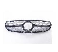 Repuesto Parrilla Delantera Compatible Con Para GLC Para W253 Para C253 2020 2021 2022 2023 Delantera Coche Parachoques Parrilla Capó Malla Rejilla Entrada Aire Automática(Black)