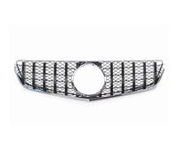 Repuesto Parrilla Delantera Rejilla De Malla Para Capó Parachoques Superior Compatible Con Benz Clase E Para W207 C207 Para Coupe 2 Puertas 2009 2010 2011 2012 2013(Silver)