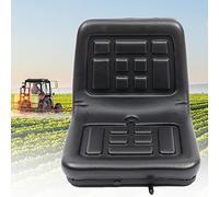 Repuesto universal de asiento de tractor - Asiento de mini excavadora ajustable para carretilla elevadora, excavadora, cortacésped, volquete, riel deslizante para mayor comodidad