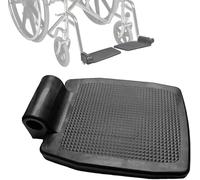 Repuesto universal de placa de silla de ruedas, almohadilla reposapiés de pedal de pierna, soporte de tubo de 7/8 pulgadas, se adapta a la mayoría de sillas de ruedas (1 pieza, 3/4 pulgadas)