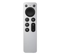 Repuesto universal para control remoto Apple TV: para Apple TV 4K/HD/Gen 1, 2, 3 con control de TV (sin Siri y Touch) para ancianos, color blanco plateado