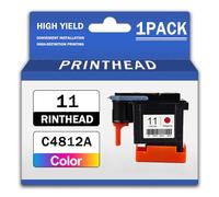 Repuestos 11 C4810A C4811A C4812A C4813A Paquete Combinado de Cabezales de impresión Compatible con impresoras HP Designjet 100 110 500 510 800 1000 1100 1200 1700 2200 2280 2600,Magenta-1 Set