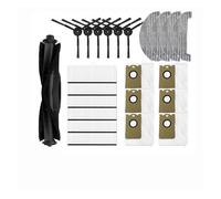 Repuestos compatibles con aspiradora Robot autovaciante Ultenic T10 Accesorios Cepillo Principal Cepillo Lateral Filtro HEPA Trapo for fregona Bolsa for Polvo(Set 15)