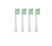 Repuestos compatibles con cabezales de cepillo dientes eléctrico sónico Oclean X/X PRO/ Z1/ F1. Boquillas succión cerdas suaves DuPont. 4 unidades(4White)