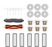 Repuestos compatibles con Dreame Bot: compatible con aspiradora robot L10s Ultra/L10 Ultra, incluye cepillo de goma/lateral, funda, filtro, paño de fregado y bolsa for polvo (opcional).(A1)