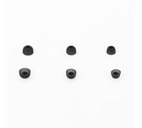 Repuestos de Almohadillas para Jabra Elite 8 Active Audífonos - Juego de 3 Pares de Cobertores de Silicona Negros con Ajuste Seguro y Aislamiento de Ruido Mejorado para Entrenamientos y Uso Diario