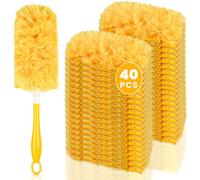 Repuestos de plumero de alta resistencia para eliminar el polvo y capturar al rgenos con 1 mango corto, compatibles con Swiffer Hand Duster 360.