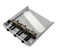 Repuestos De Puente Puente De Tres Selletas De Cromo Plateado Para Guitarra Eléctrica TL Con Selletas De Latón(Style1)