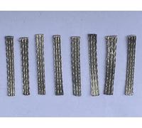 Repuestos de recambio para coches de ranura SSC Slot Cars Easyfit 8, 20 trenzas cortas y largas para cuchillas de guía de coches Compatible con modelos de coches de ranura Scalextric, accesorios de