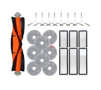 Repuestos De Repuesto for Paño De Fregona Con Filtro De Cepillo Lateral Principal, Compatibles Con Dreame Bot L10 Prime / L10s Pro / L10 Pro, Reemplazo De Accesorios De Robot Aspirador(Red-23PCS)